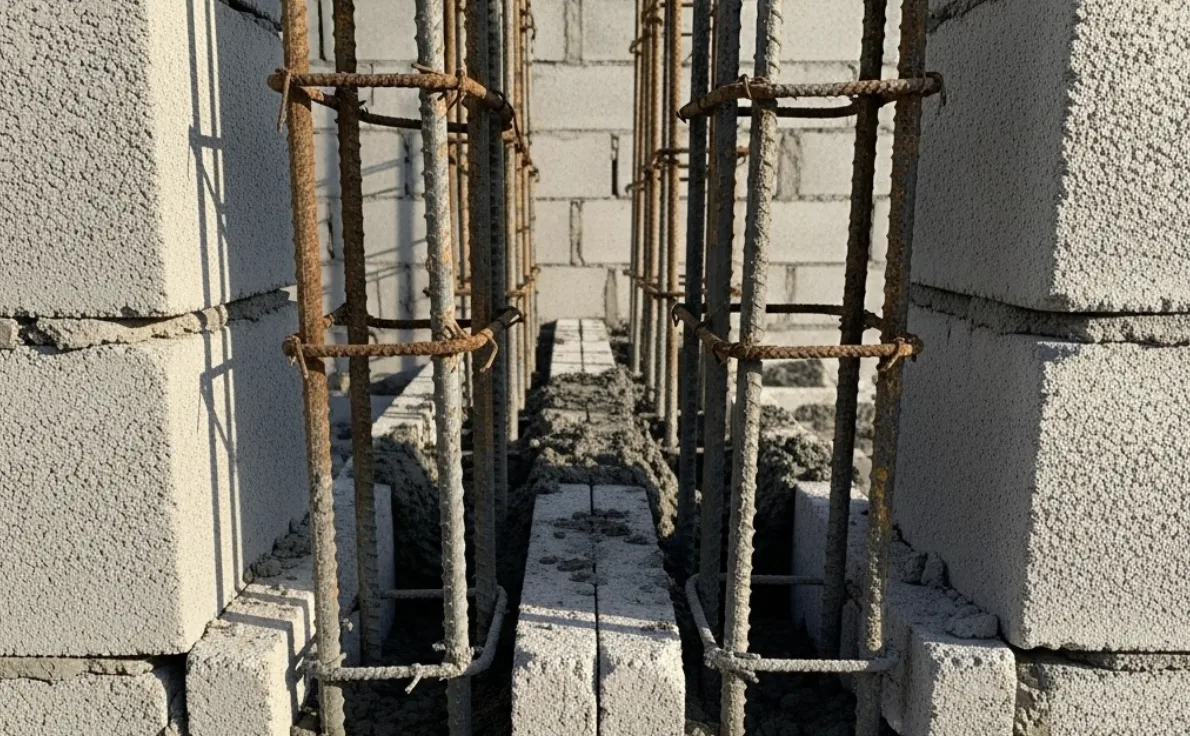 Chainage horizontal mur parpaing : mise en œuvre et règles de pose (2026)